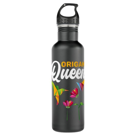 Klappen von Paper Origami Queen Edelstahlflasche (Vorderseite)