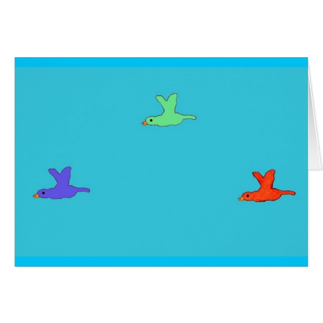 "Klappenklappen-Klappen" Karte (Vorderseite (Horizontal))