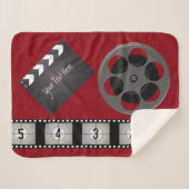 Klapperboard für Filmstreifen Filmrolle Sherpadecke (Vorderseite (Horizontal))