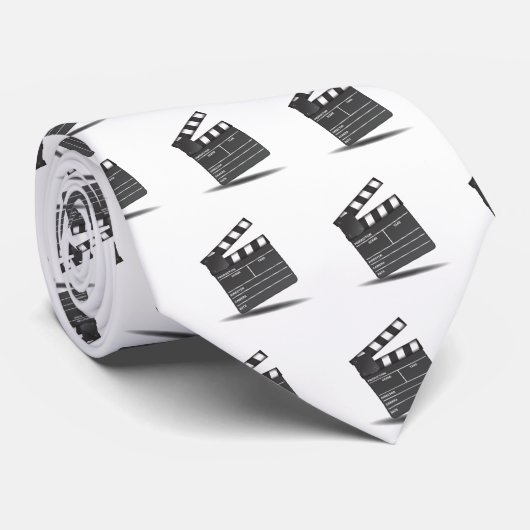 Klapperboard Krawatte (Gerollt)