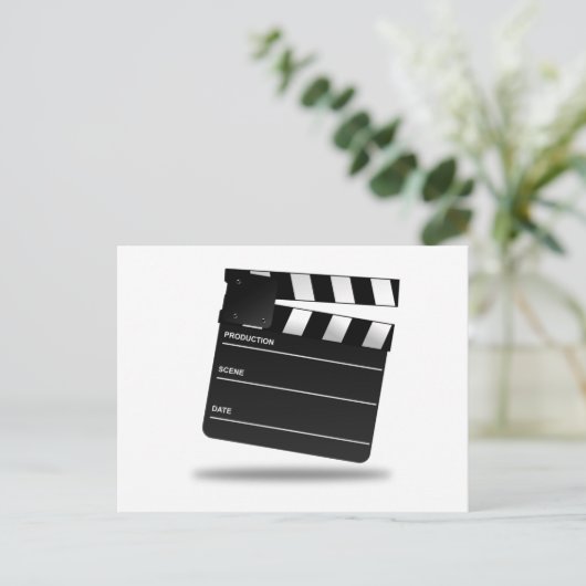 Klapperboard Postkarte (Stehend Vorderseite)