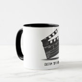 Klapperboard Tasse (Vorderseite Links)