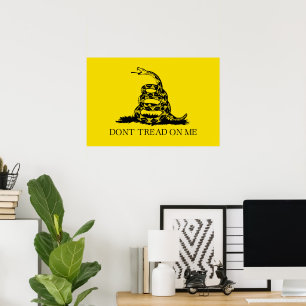 Klapperschlange-Gadsden-Flagge: Kämpfe, Widerstand Poster
