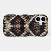 Klapperschlange Handy-Fall iPhone 16 Hülle (Rückseite (Horizontal))