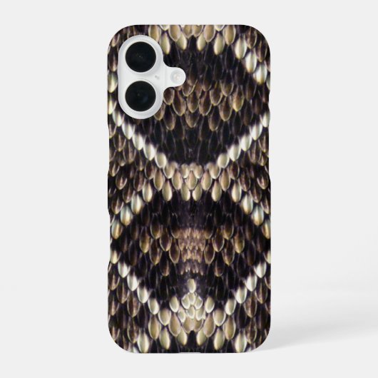 Klapperschlange Handy-Fall iPhone 16 Hülle (Rückseite)