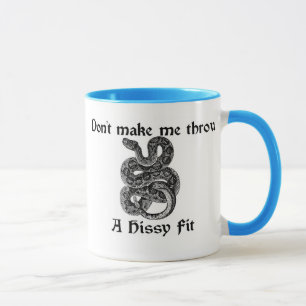 Klapperschlange Hissy Sitz Tasse