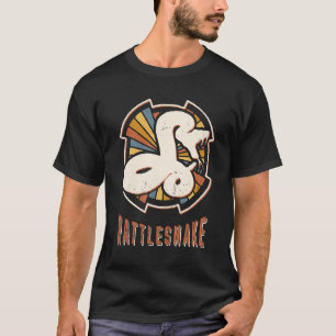 Klapperschlange Vintage Klassiker Retro Tierliebe T-Shirt