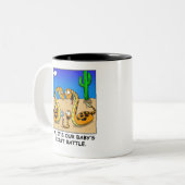 Klapperschlangen-Liebe Zweifarbige Tasse (Vorderseite Links)