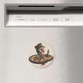 Klapperschlangen-Magnet Magnet (In Situ (Geschirrspüler))