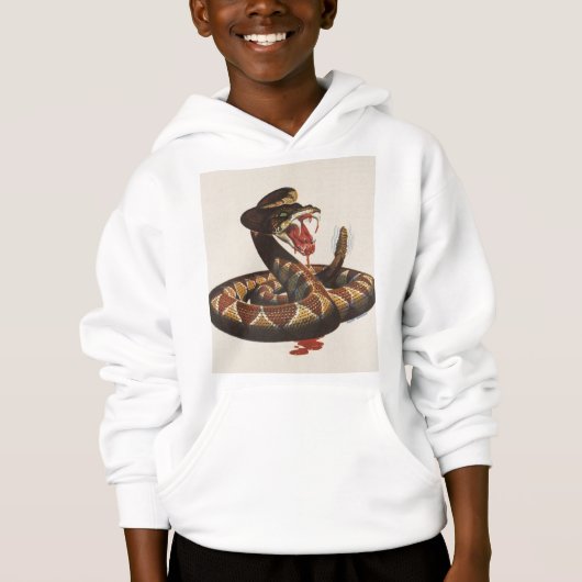 Klapperschlangenhemd Hoodie (Vorderseite)