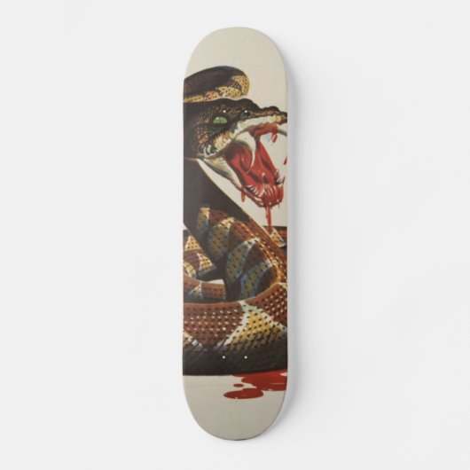 Klapperschlangenskateboard Skateboard (Vorderseite)