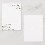 Klappfarbene Platzkarten (Vorne/Hinten)