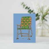 Klappgartenstuhl Postkarte (Stehend Vorderseite)