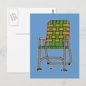 Klappgartenstuhl Postkarte (Vorne/Hinten)