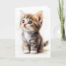 Klappkartentext, Text hinzufügen, Katzengruß Karte