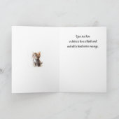 Klappkartentext, Text hinzufügen, Katzengruß Karte (Innenseite)