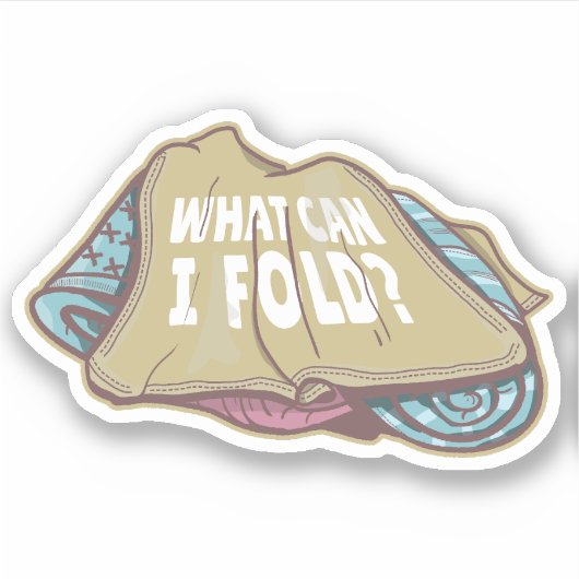 Klappkleidung, Wäschetag Aufkleber (Vorderseite)