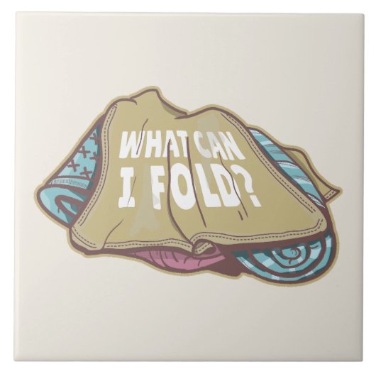 Klappkleidung, Wäschetag Fliese (Vorderseite)