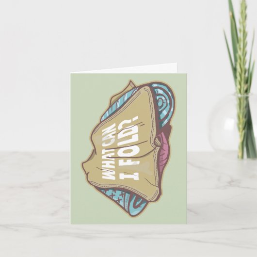 Klappkleidung, Wäschetag Karte (Vorderseite)