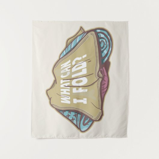 Klappkleidung, Wäschetag Wandteppich (Vorderseite)