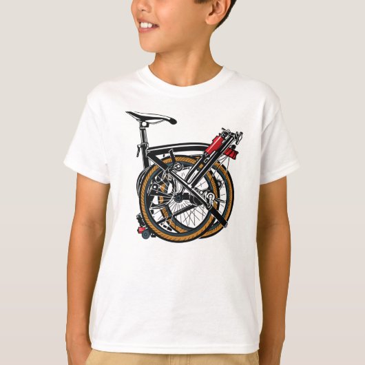 Klapprad T-Shirt (Vorderseite)
