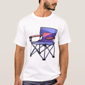 Klappstuhl für Camping Party T-Shirt