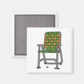 Klappstuhl Magnet (Vorderseite/Rückseite)