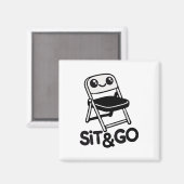 Klappstuhl Sit & Go Magnet (Vorderseite/Rückseite)