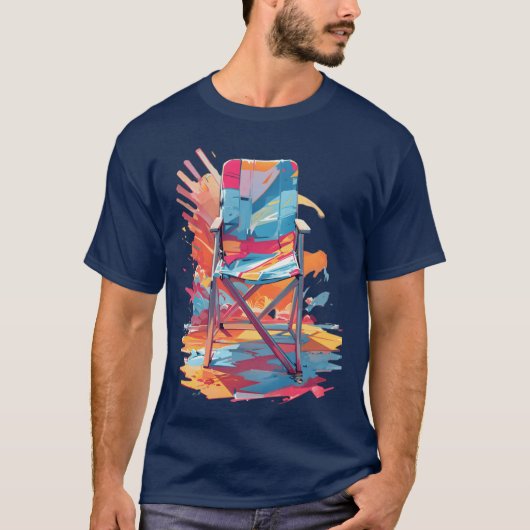 Klappstuhl T-Shirt (Vorderseite)
