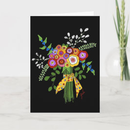 Klappte Freundschaftskarte. Dankeskarte