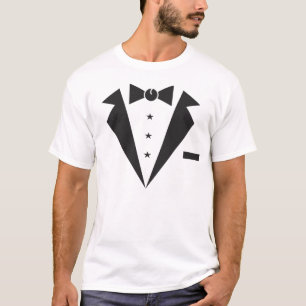 Klaps-glückliches formales Weiß T-Shirt
