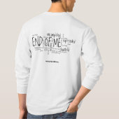 Klaps predd "Stoß" Ende von mir T - Shirt (Rückseite)