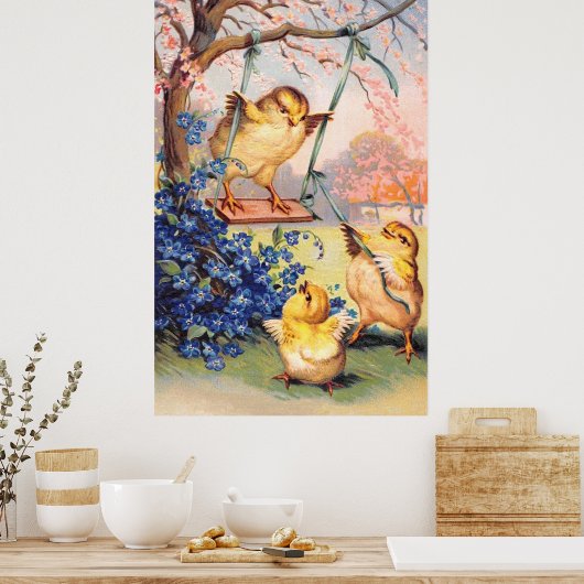 Klapsaddle: Schwingen von Biddy Poster (Küche)