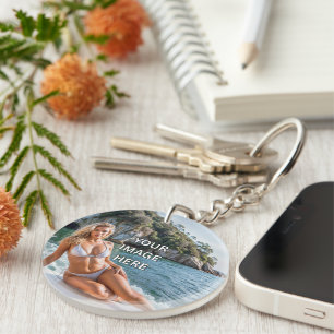 KLAR! 🔑 Acryl-Schlüsselanhänger – Bild oder Text Schlüsselanhänger