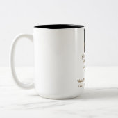 Klar! Es ist Edward de Vere!Tasse Zweifarbige Tasse (Links)