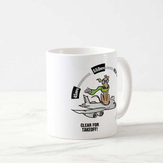 Klar für Start! Tasse (VorderseiteRechts)