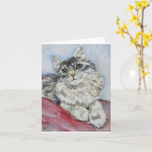 klar glücklich karte (Gelbe Blume)