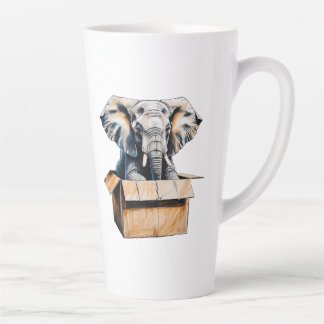 Klar nicht für Minimalismus gemacht - Funny Elepha Milchtasse