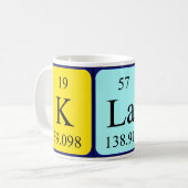 Klara Periodenname Tasse (Vorderseite Links)