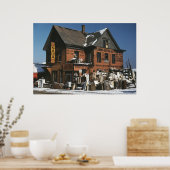 Kläranlage in den 40er Jahren Poster (Küche)