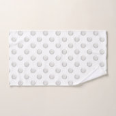 Klare Blasen-Polka-Punkte Badhandtuch Set (Handtuch)