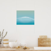 Klare Blaue Wasser Poster (Küche)