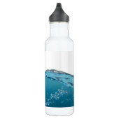 Klare blaue Welle Trinkflasche (Rechts)