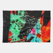 Klare Blume abstrakte Küchentücher, ruhiger Herbst Geschirrtuch (Horizontal)