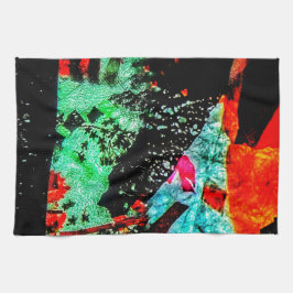 Klare Blume abstrakte Küchentücher, ruhiger Herbst Geschirrtuch