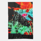 Klare Blume abstrakte Küchentücher, ruhiger Herbst Geschirrtuch (Vertikal)