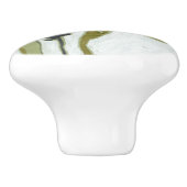 Klare Blumen Keramikknauf (Seitenansicht)