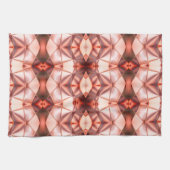 klare Bordeaux-Lachs-Form Geschirrtuch (Horizontal)