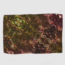 Klare braune Neonspiegelung mit blinkenden Linien