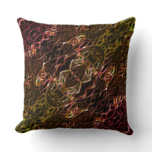 Klare braune Neonspiegelung mit blinkenden Linien